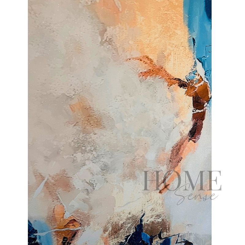 Blue Through Silence – Abstract Fine Art Print