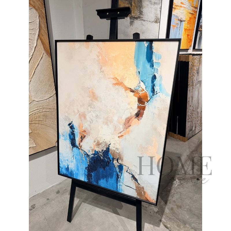 Blue Through Silence – Abstract Fine Art Print