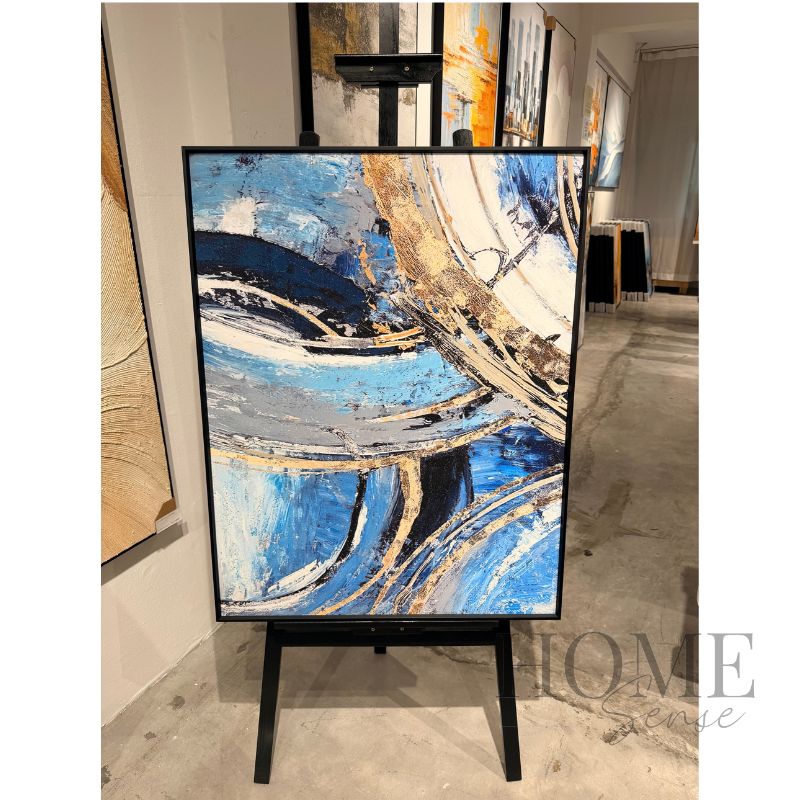 Azure Velocity – Abstract Fine Art Print