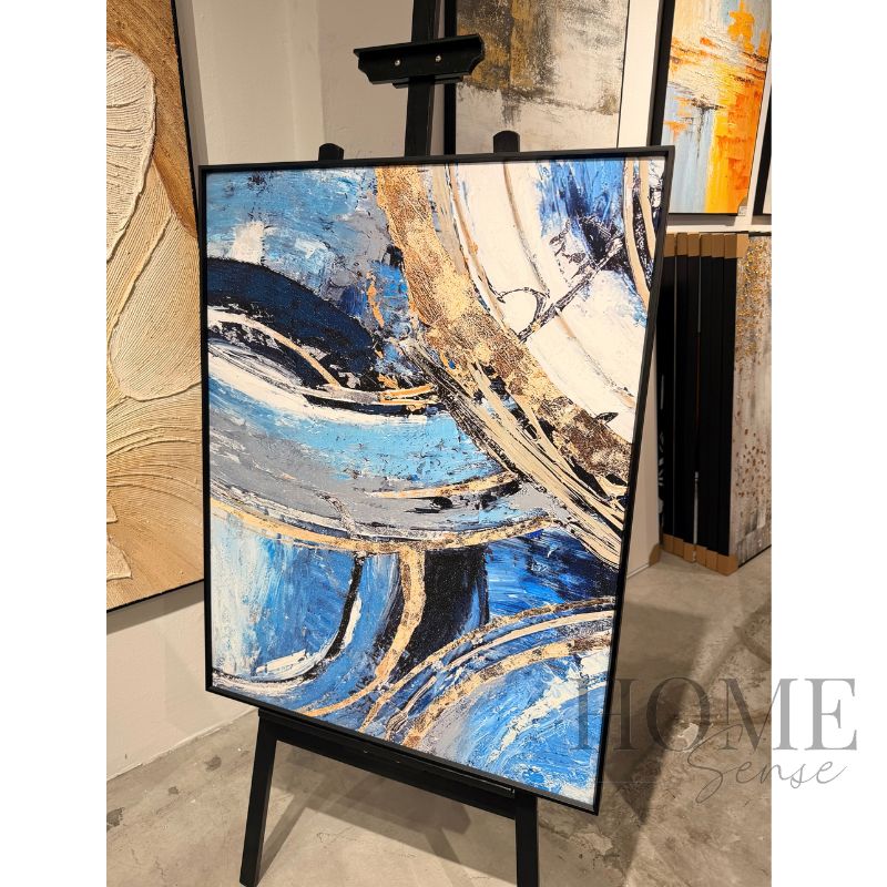 Azure Velocity – Abstract Fine Art Print