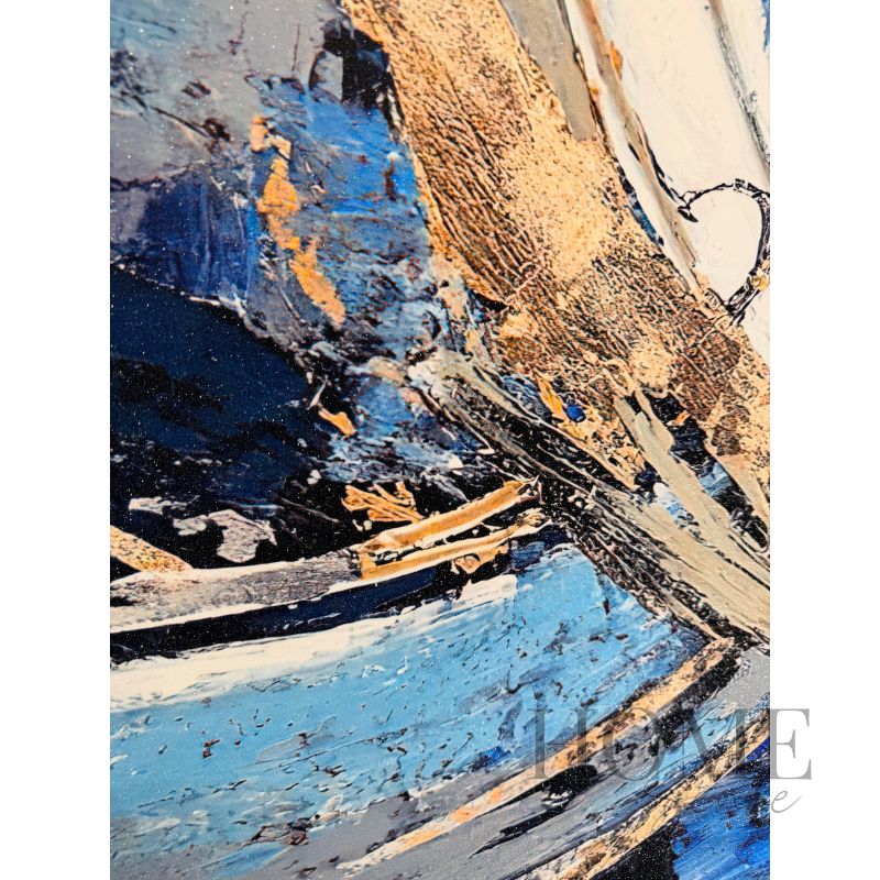 Azure Velocity – Abstract Fine Art Print