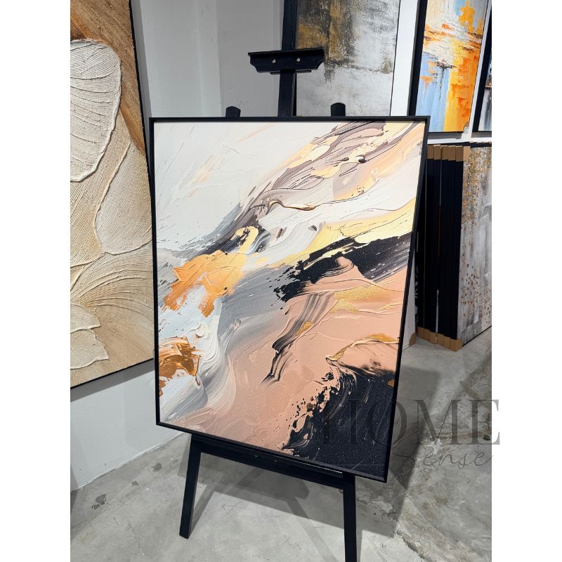 Blush Tempest – Abstract Fine Art Print