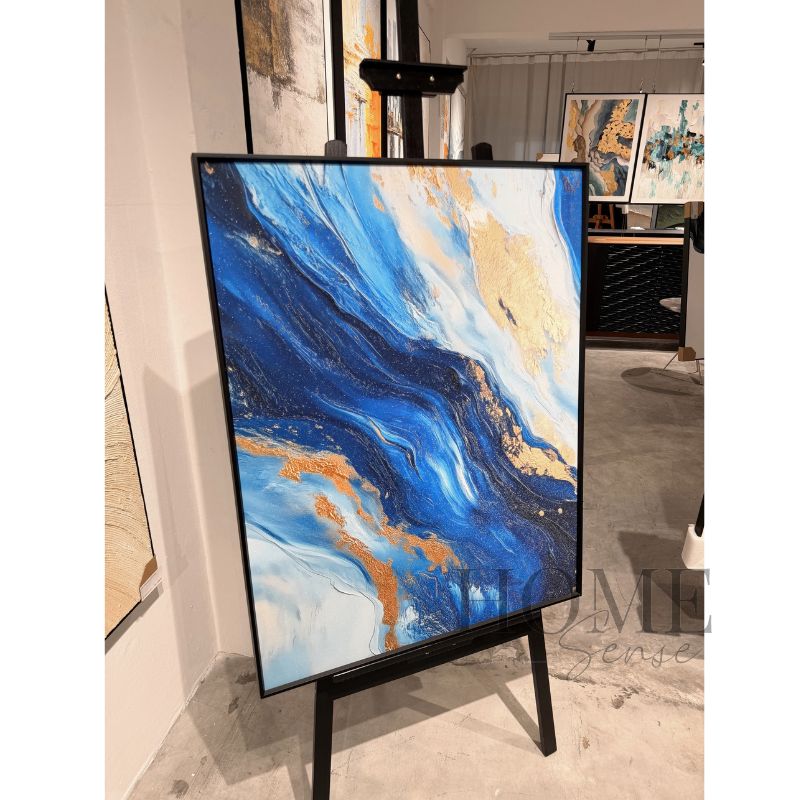 The Blue Meridian – Fluid Abstract Fine Art Print