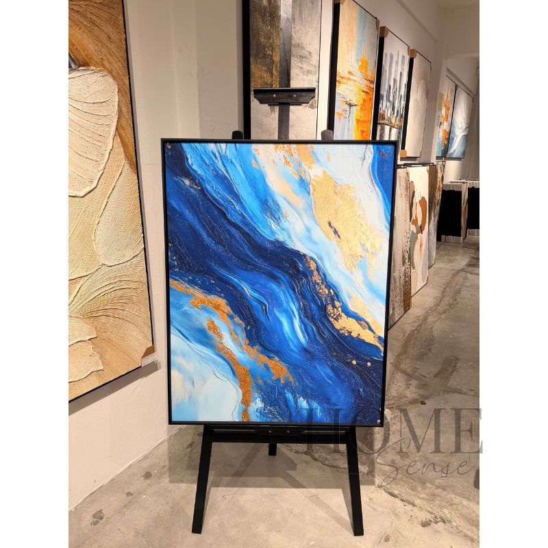 The Blue Meridian – Fluid Abstract Fine Art Print