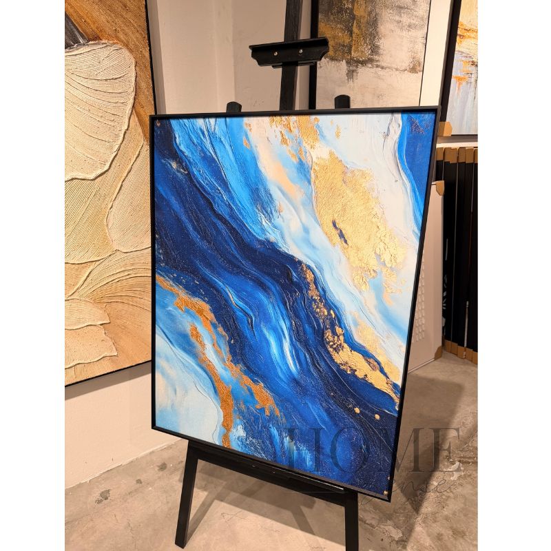The Blue Meridian – Fluid Abstract Fine Art Print