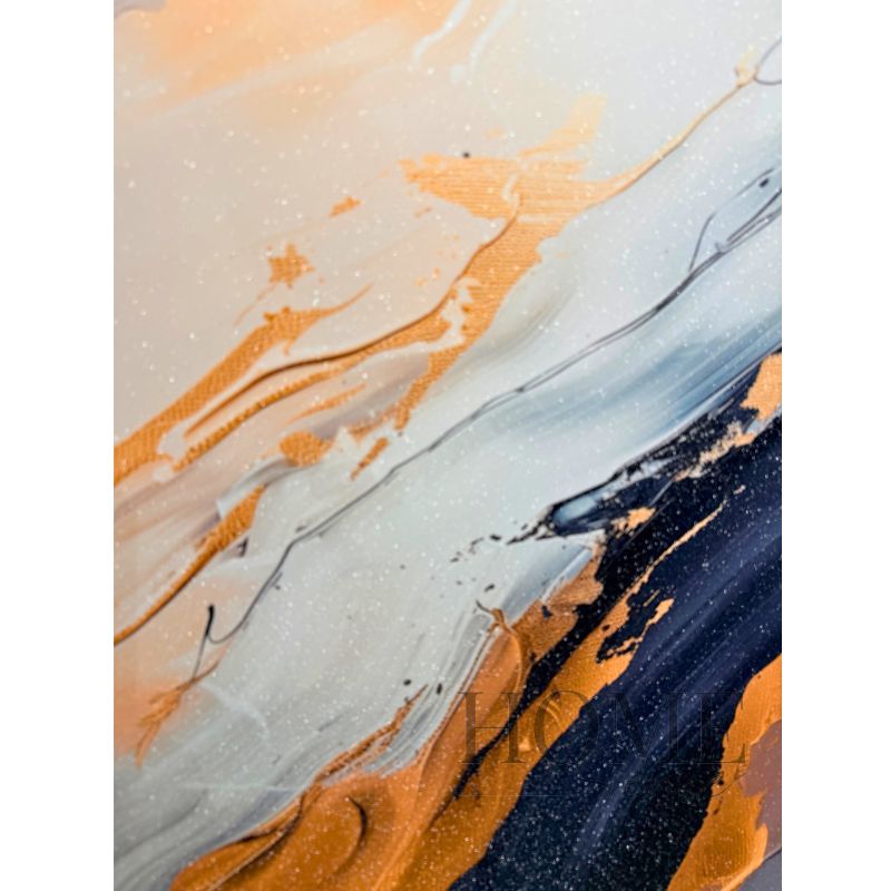 Copper Through Stone – Fluid Abstract Fine Art Print