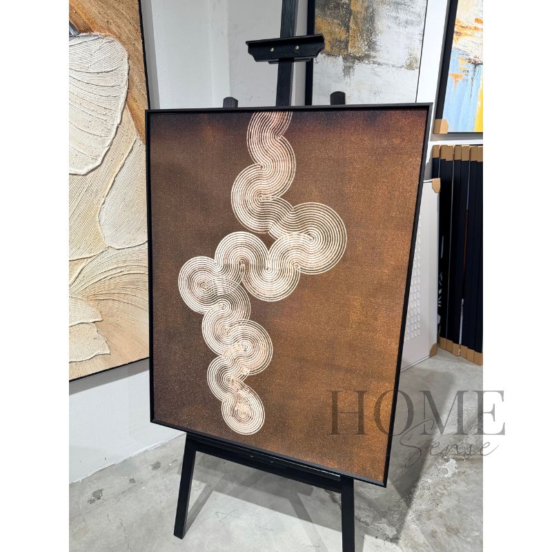 Bronze Continuum – Geometric Fine Art Print