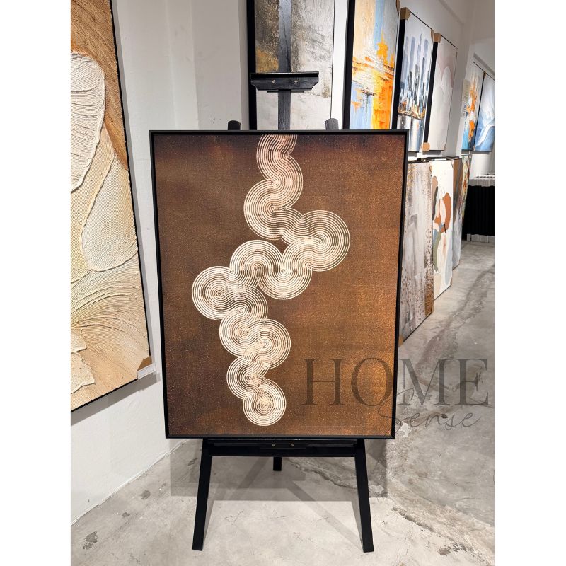 Bronze Continuum – Geometric Fine Art Print