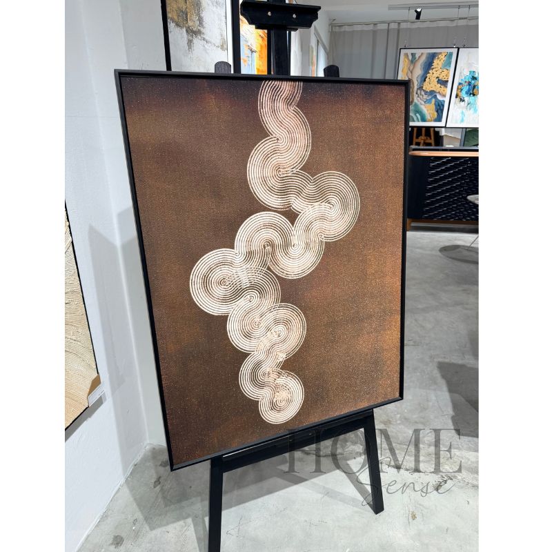 Bronze Continuum – Geometric Fine Art Print
