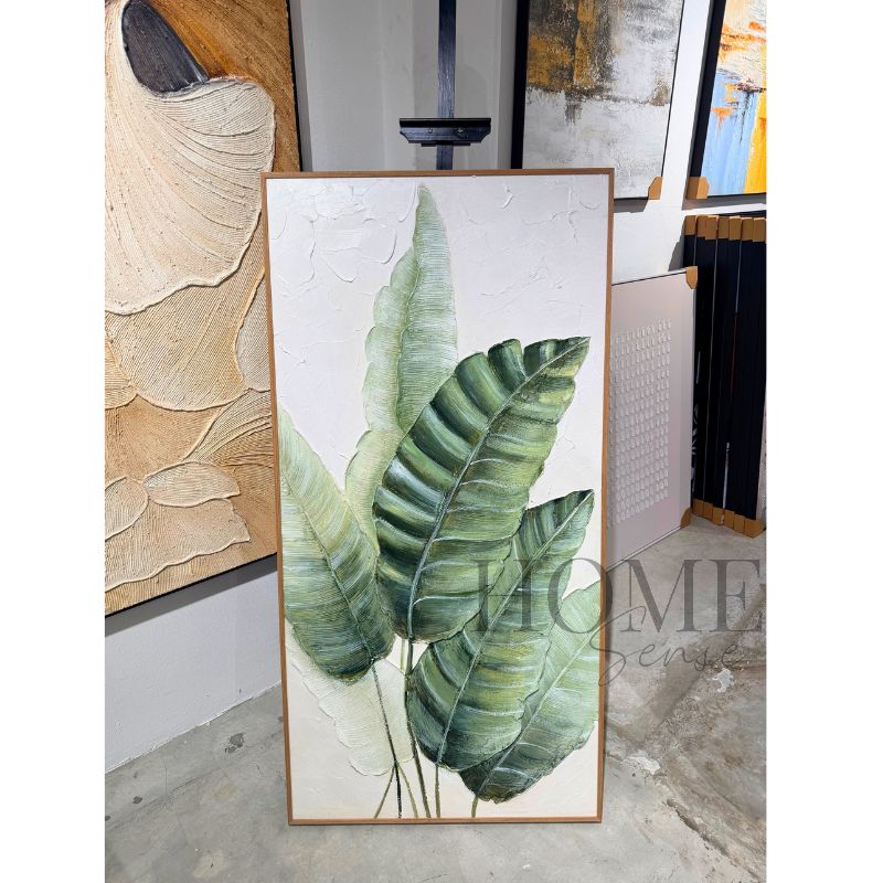 Botanical Serenity – Textured Acrylic Wall Art