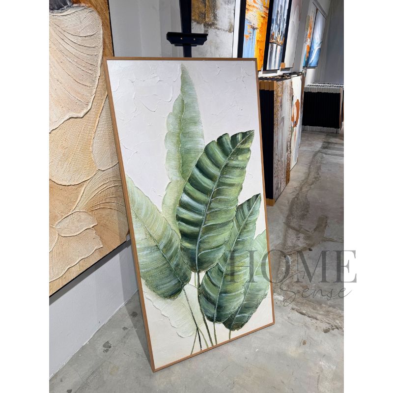 Botanical Serenity – Textured Acrylic Wall Art