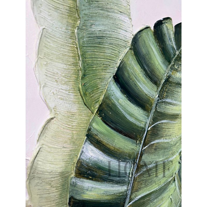 Botanical Serenity – Textured Acrylic Wall Art