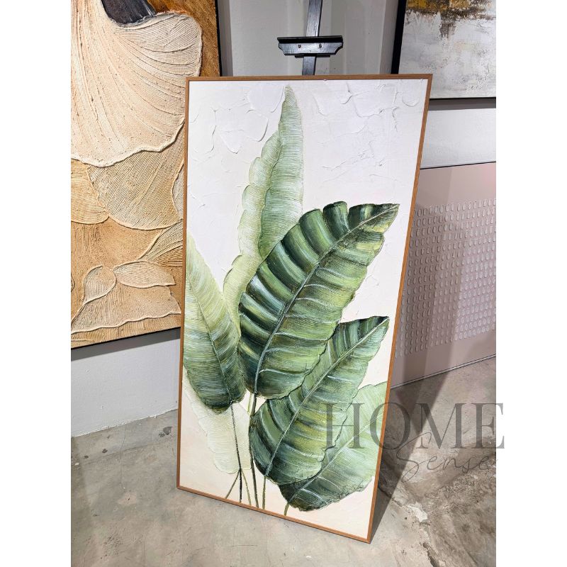 Botanical Serenity – Textured Acrylic Wall Art