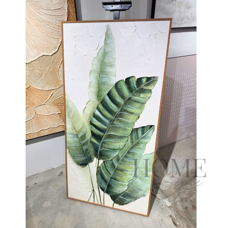 Botanical Serenity – Textured Acrylic Wall Art