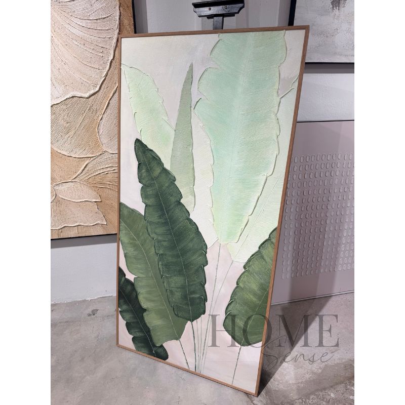 Morning Beneath the Leaves – Textured Acrylic Wall Art