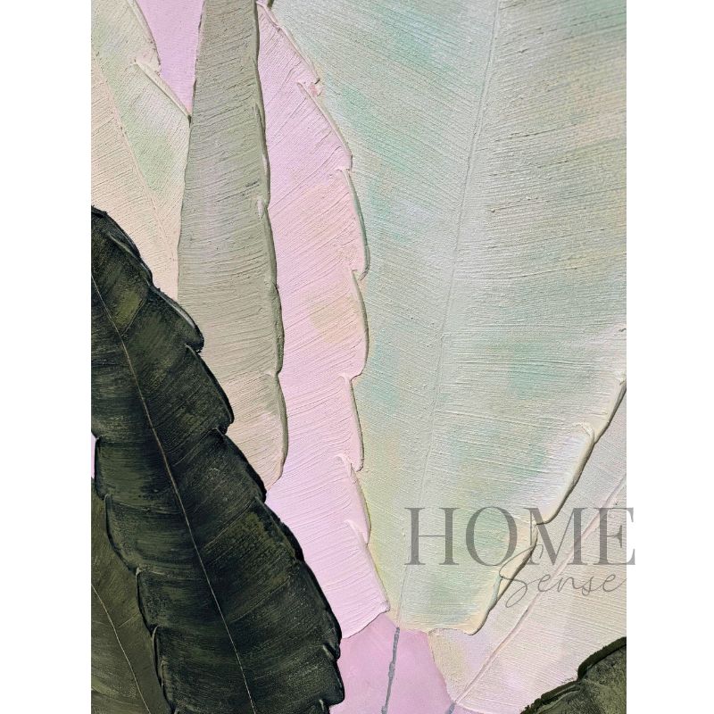 Morning Beneath the Leaves – Textured Acrylic Wall Art