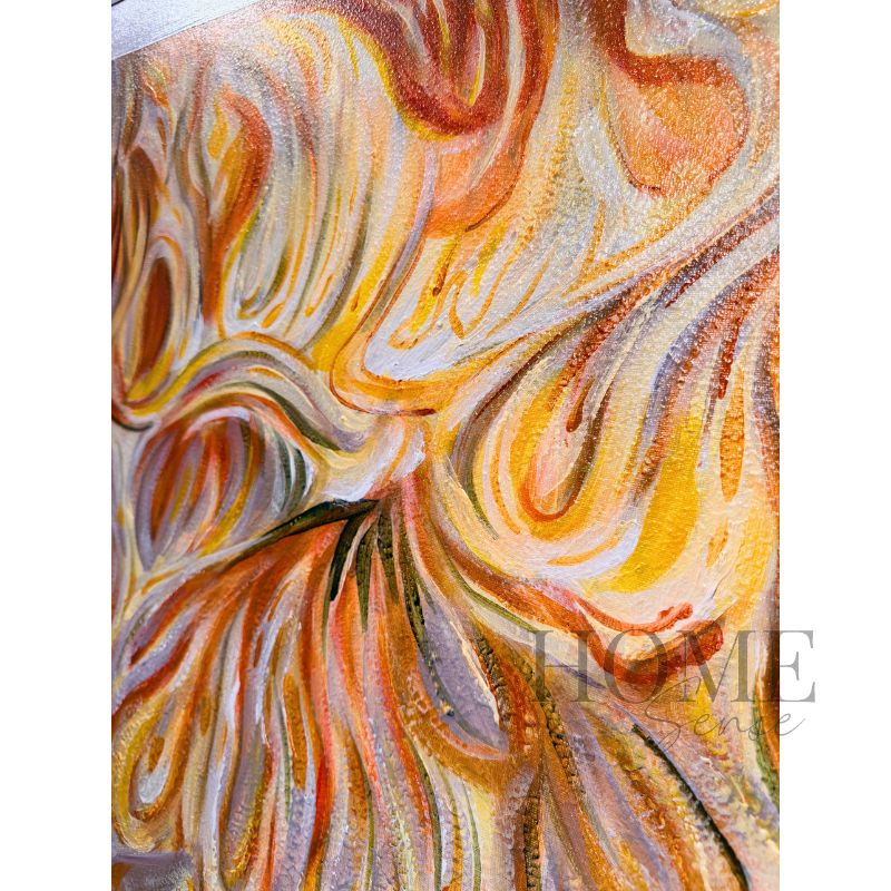 Petals of Radiance – Textured Abstract Acrylic Wall Art
