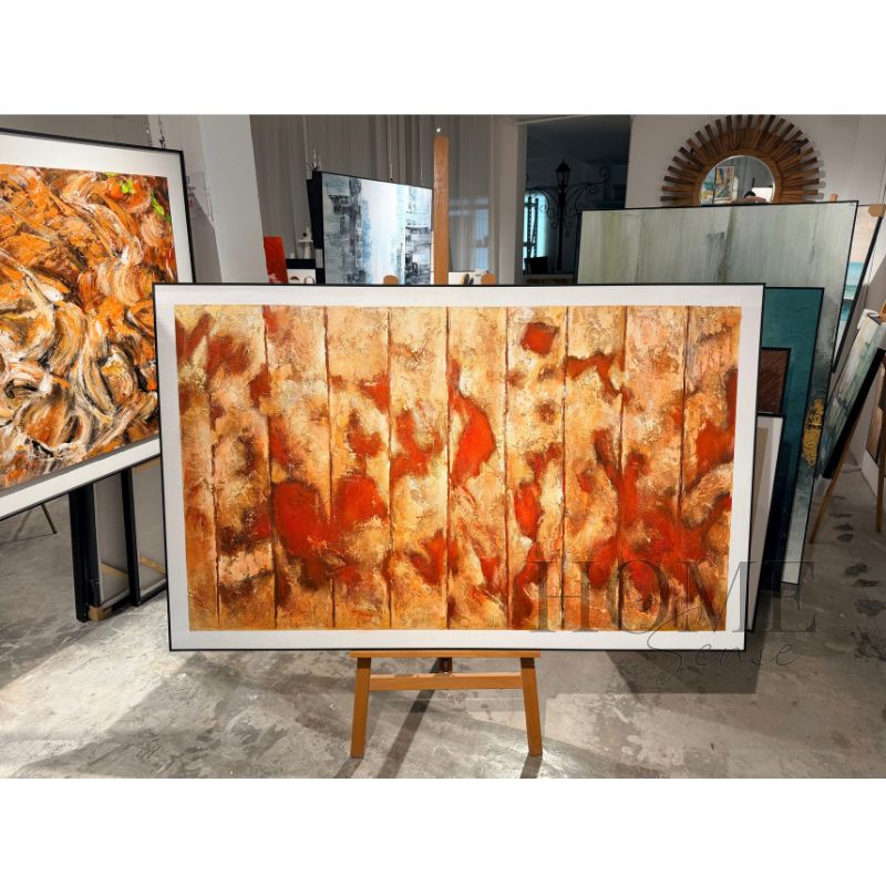 Autumn Resonance – Textured Abstract Acrylic Wall Art