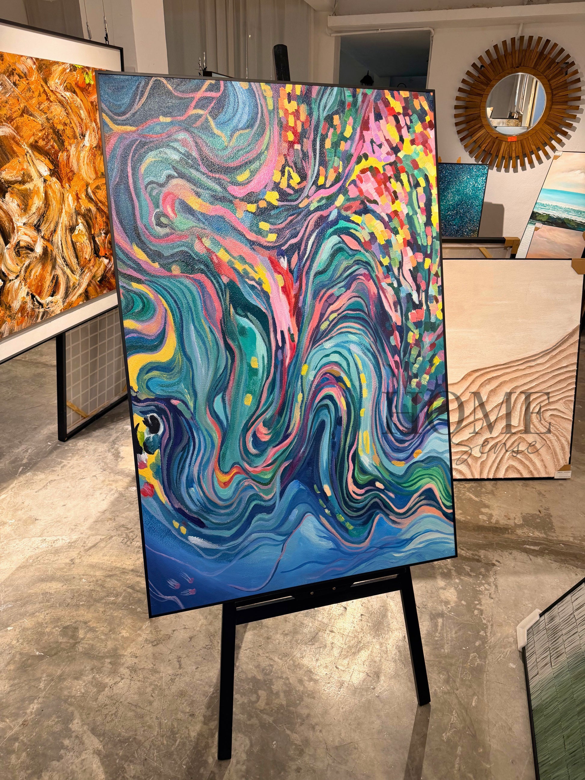 Mystic Flow Canvas, Wall Art
