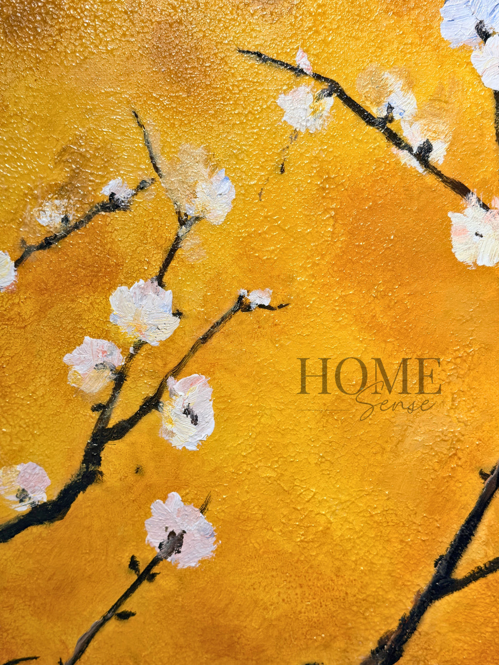 Golden Sakura Blossom - Canvas, Wall Art