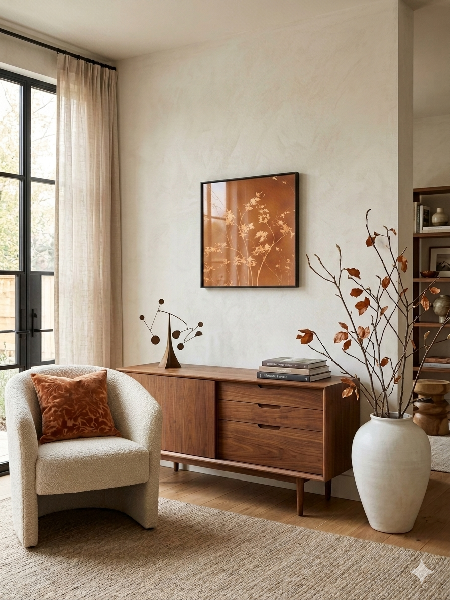 Golden Wildflower - 3D Embossed Texture Wall Art