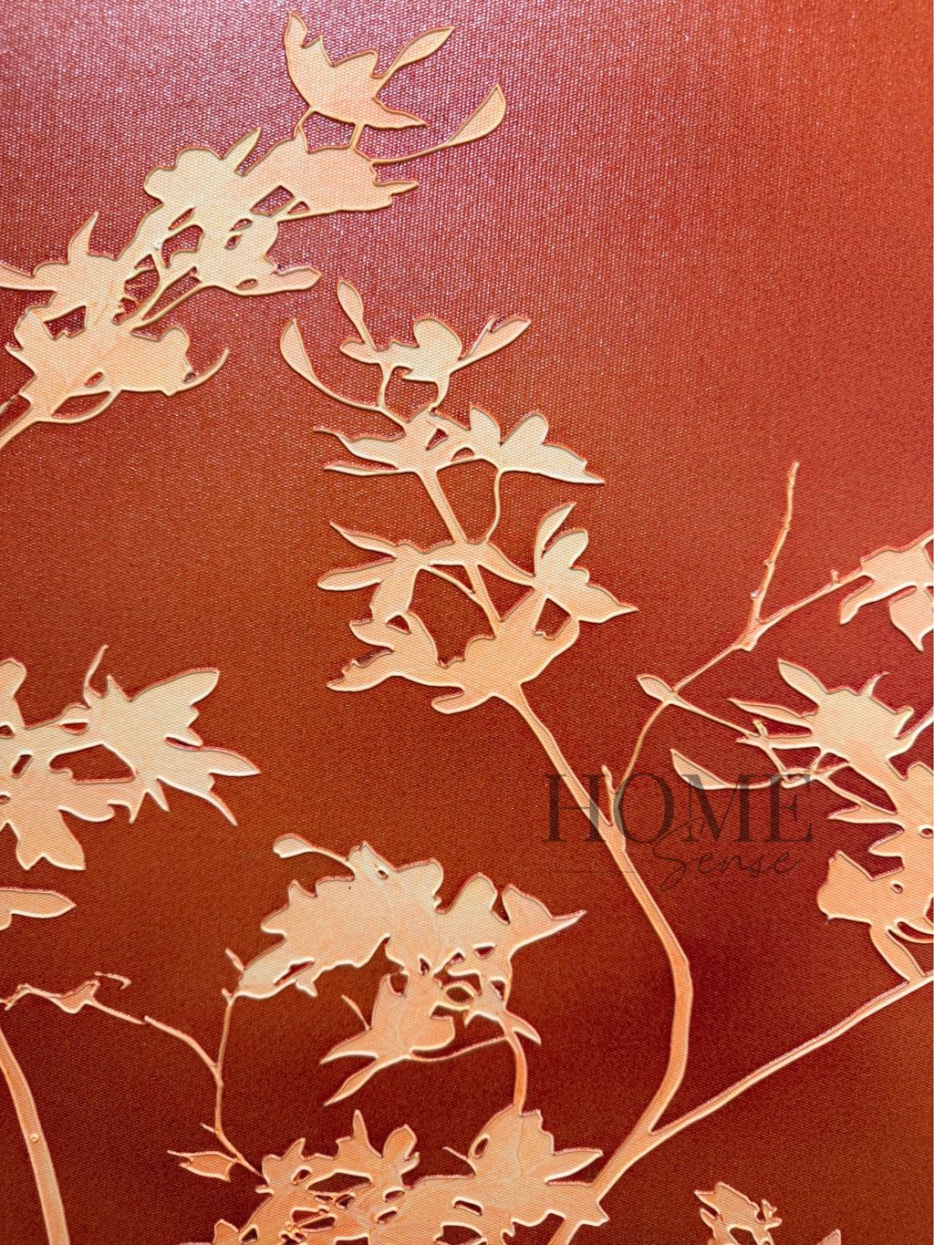 Golden Wildflower - 3D Embossed Texture Wall Art