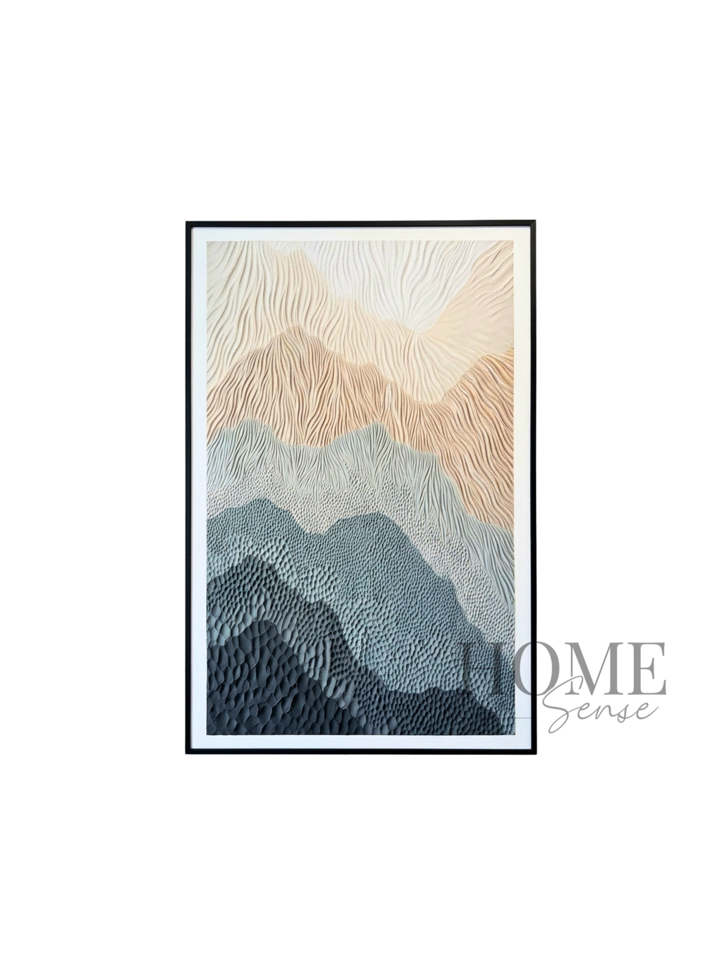 Kyoto Hills Serenity， Semi-Handmade Canvas Wall Art