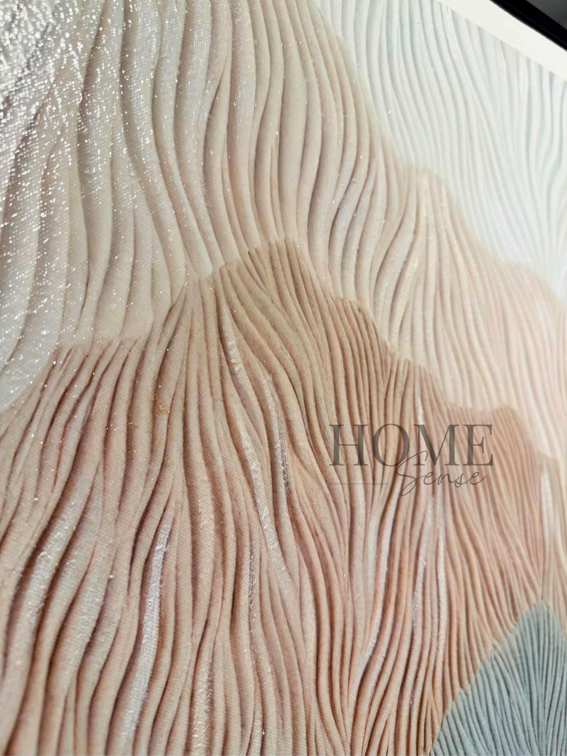 Kyoto Hills Serenity， Semi-Handmade Canvas Wall Art