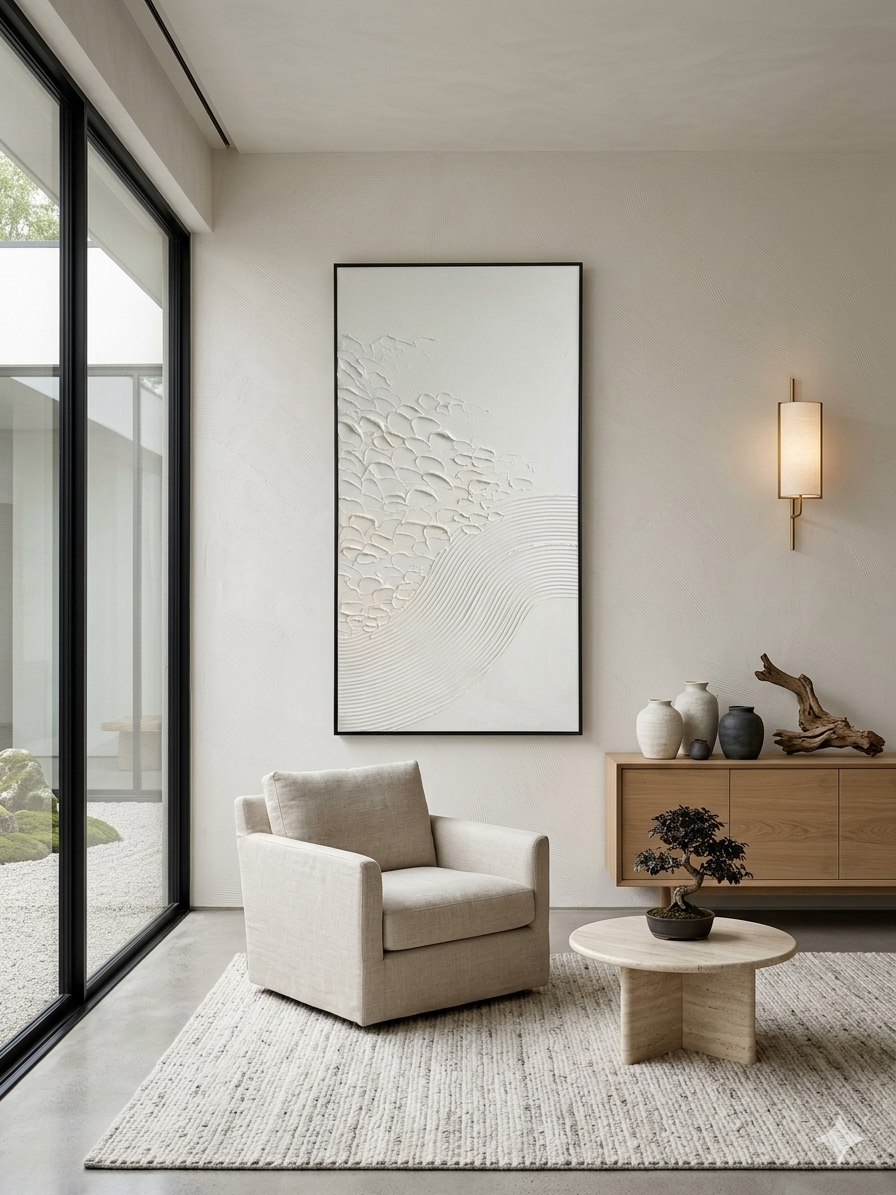 Where Waves Fade into Silence - Canvas, Wall Art