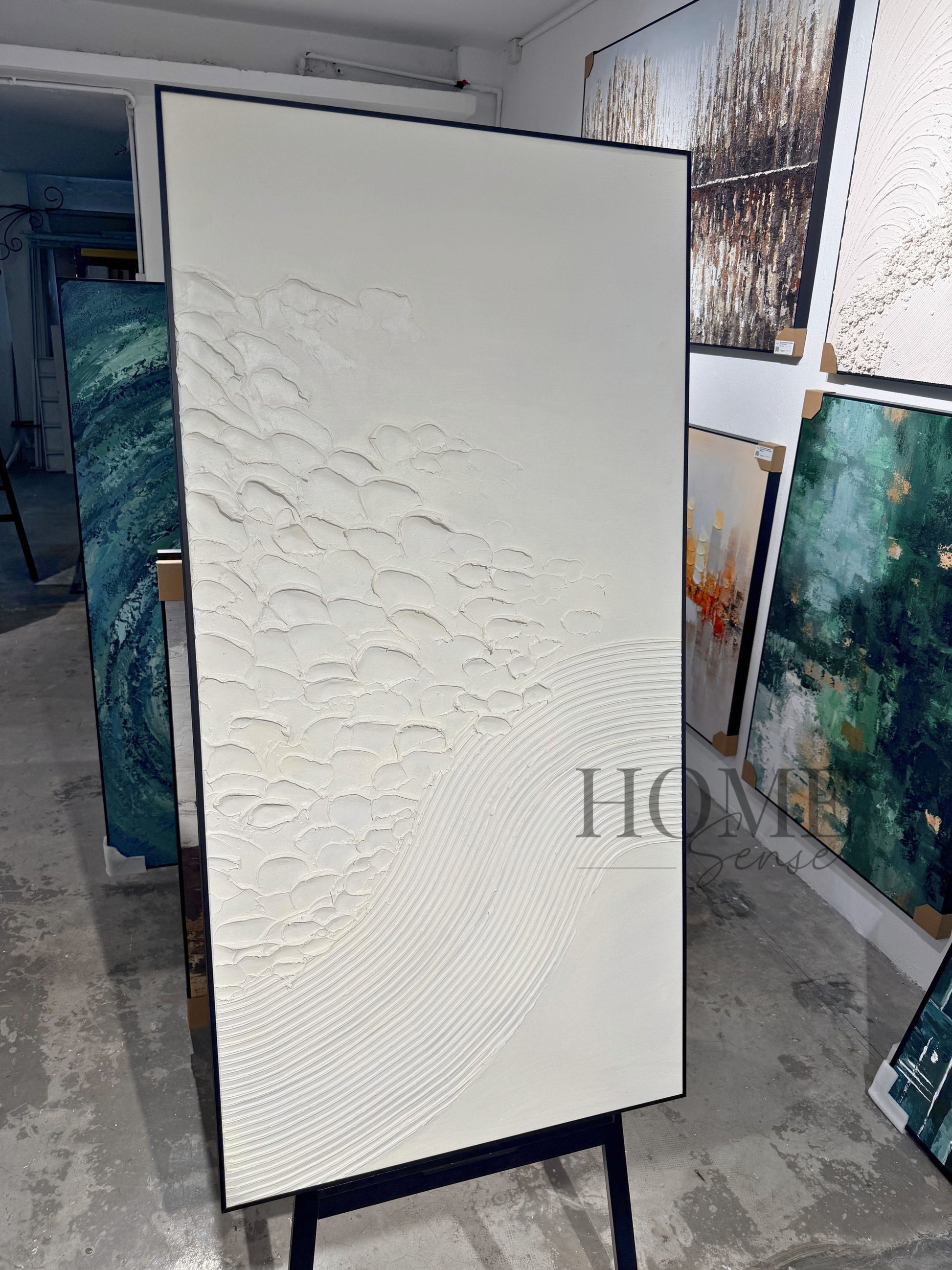Where Waves Fade into Silence - Canvas, Wall Art