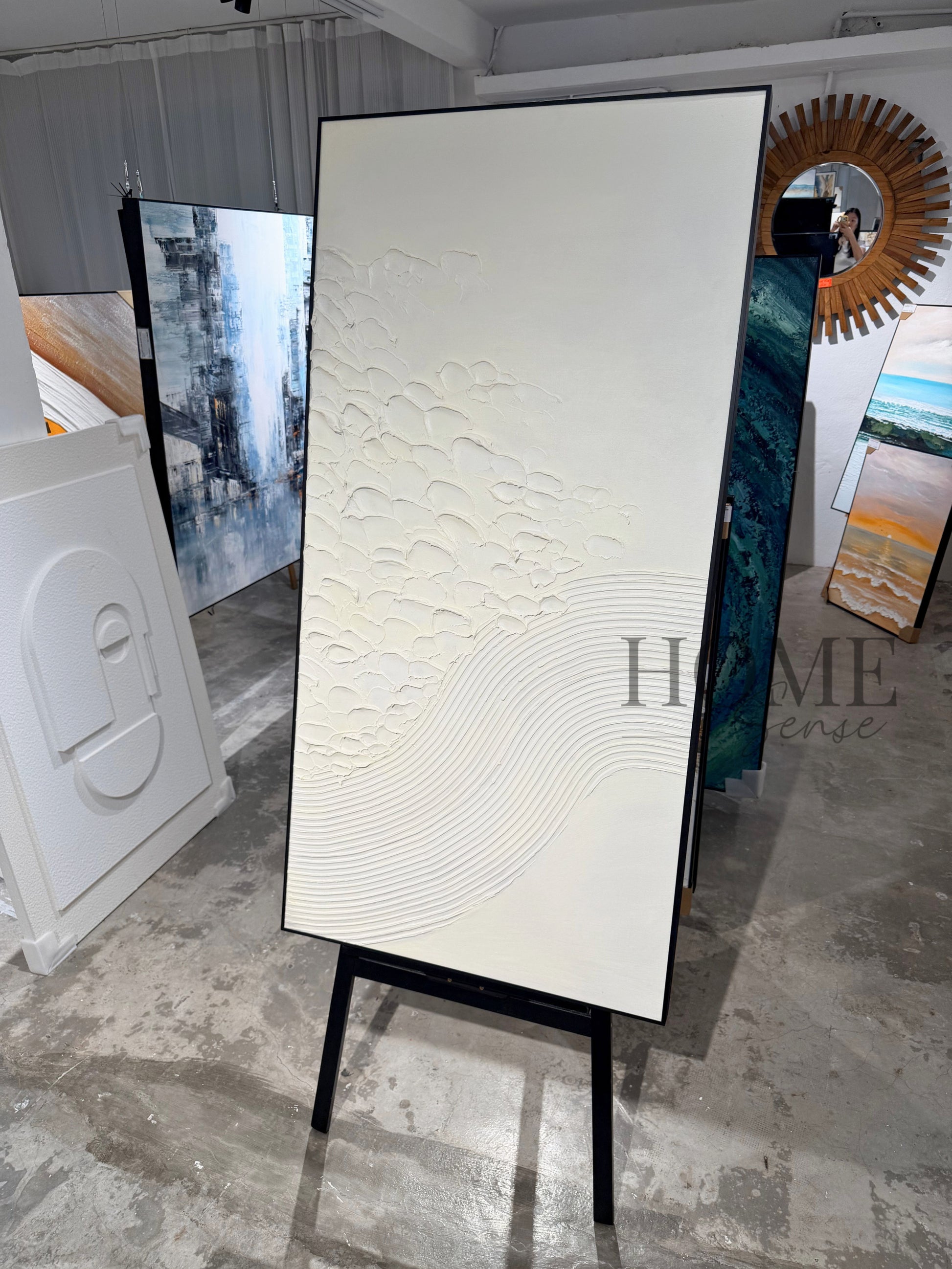 Where Waves Fade into Silence - Canvas, Wall Art