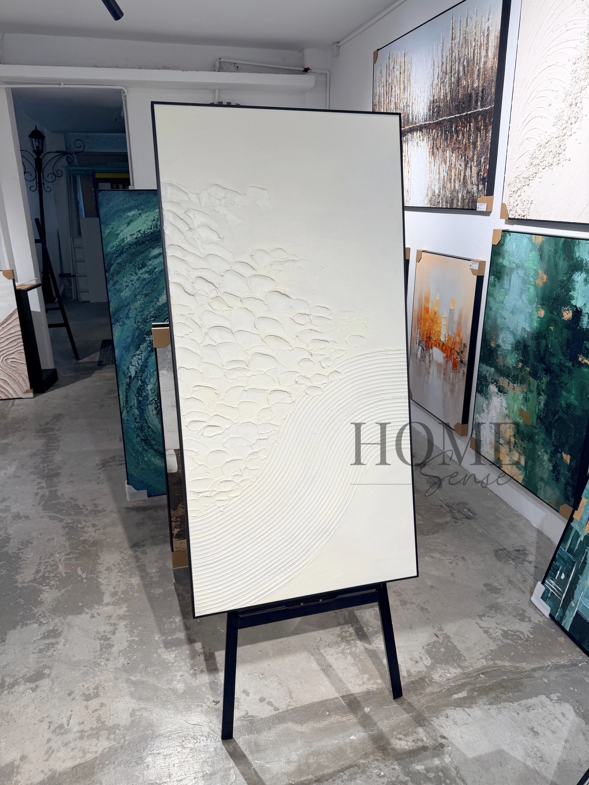 Where Waves Fade into Silence - Canvas, Wall Art