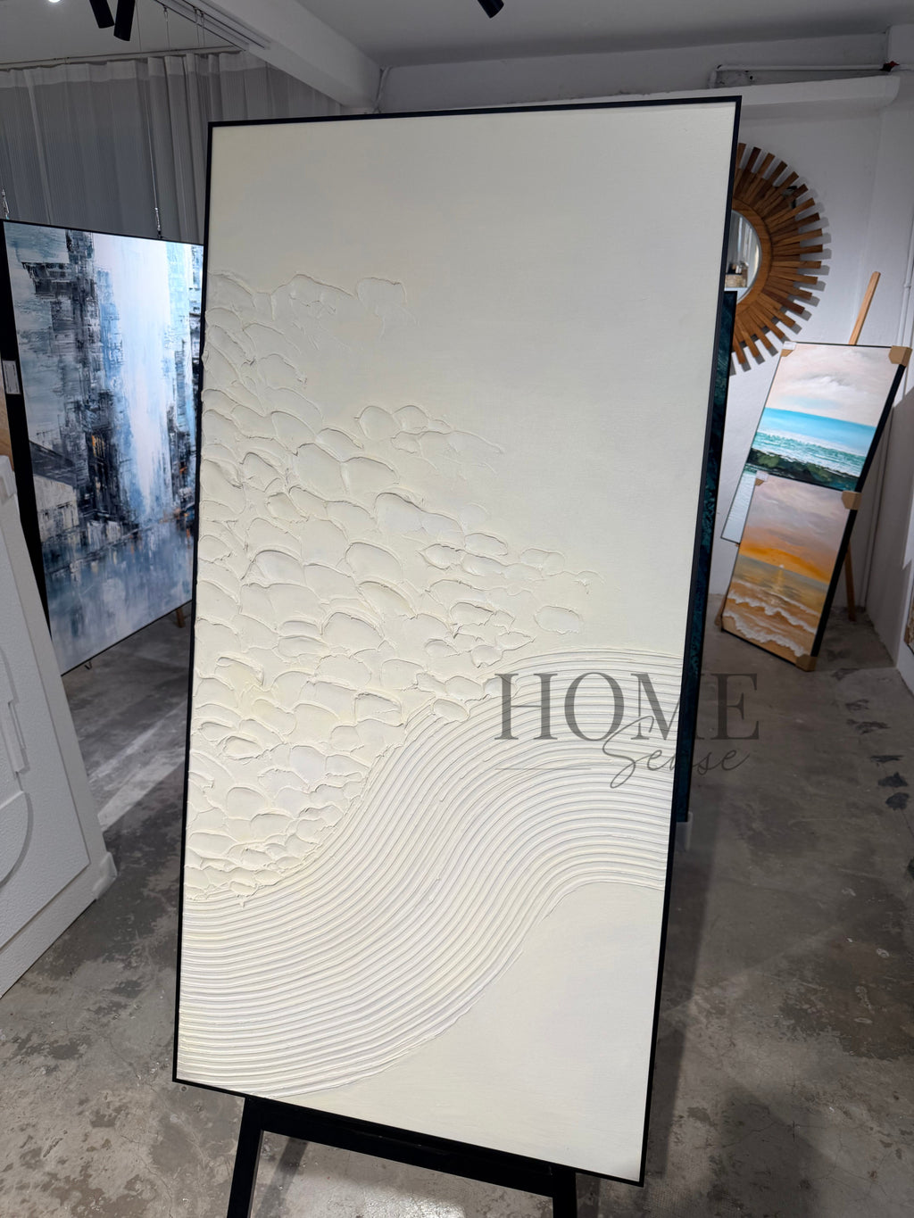 Where Waves Fade into Silence - Canvas, Wall Art