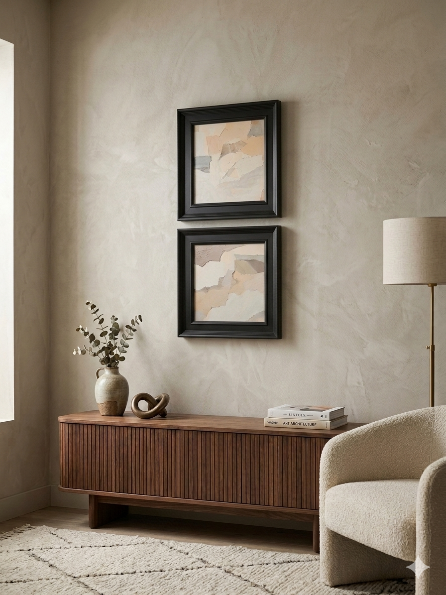 Blush of Calm - Wall Art, 2 Pcs Set