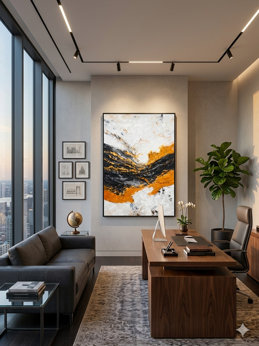 Golden Rift, Canvas Wall Art