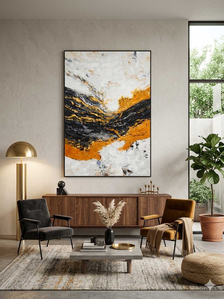 Golden Rift, Canvas Wall Art