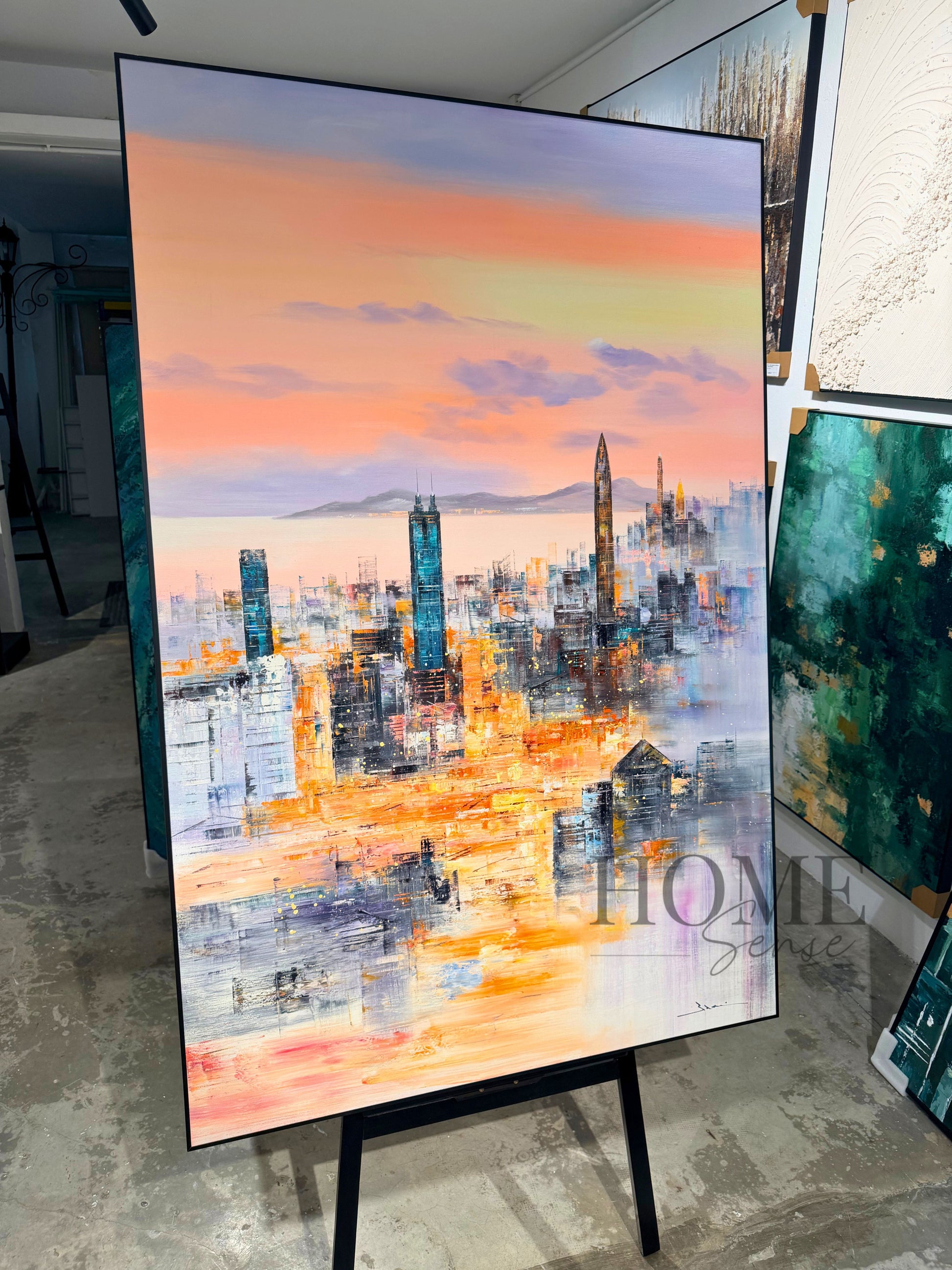 Golden Hour Metropolis - Canvas, Wall Art