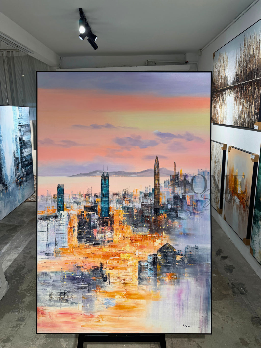 Golden Hour Metropolis - Canvas, Wall Art