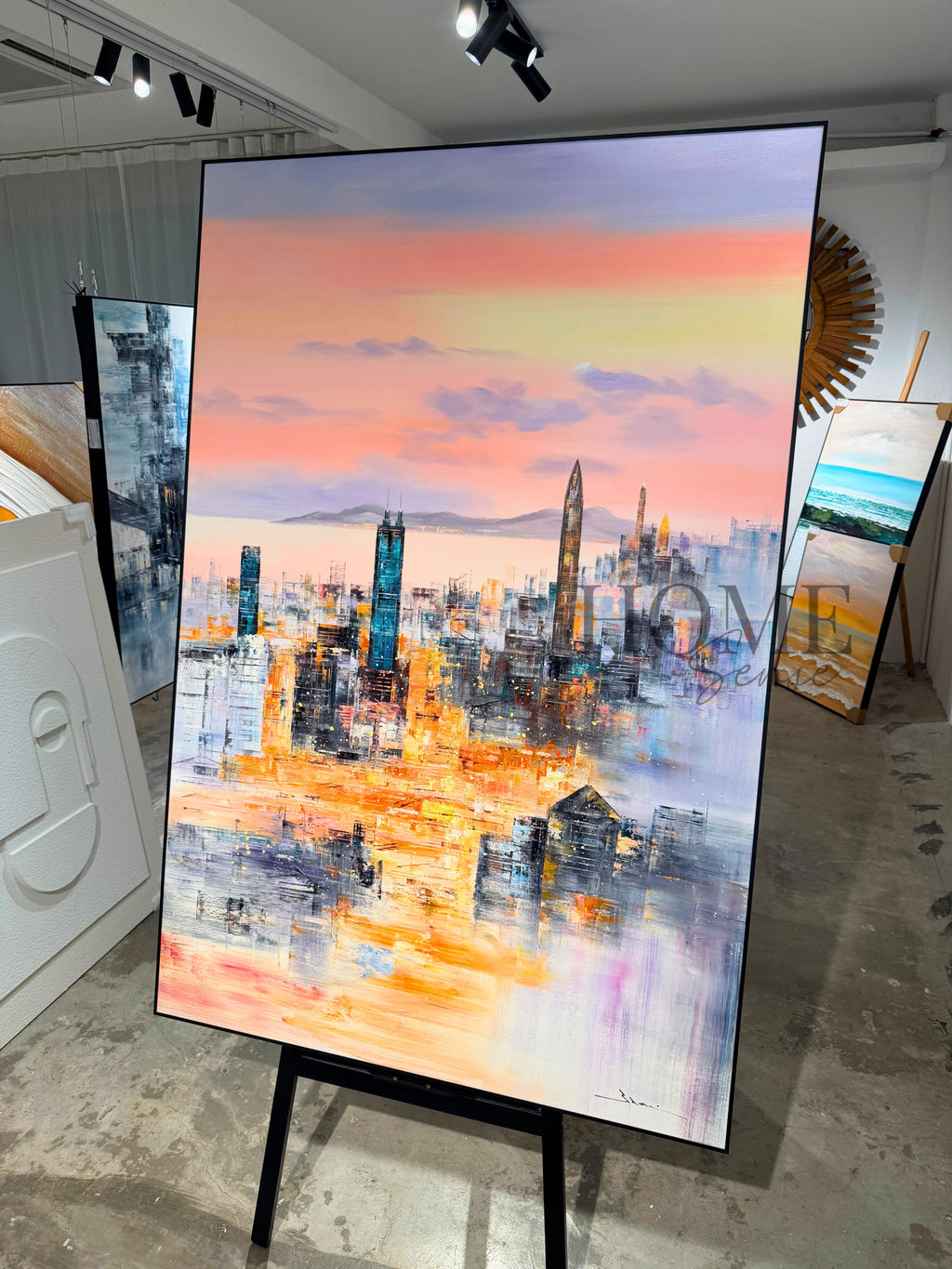 Golden Hour Metropolis - Canvas, Wall Art