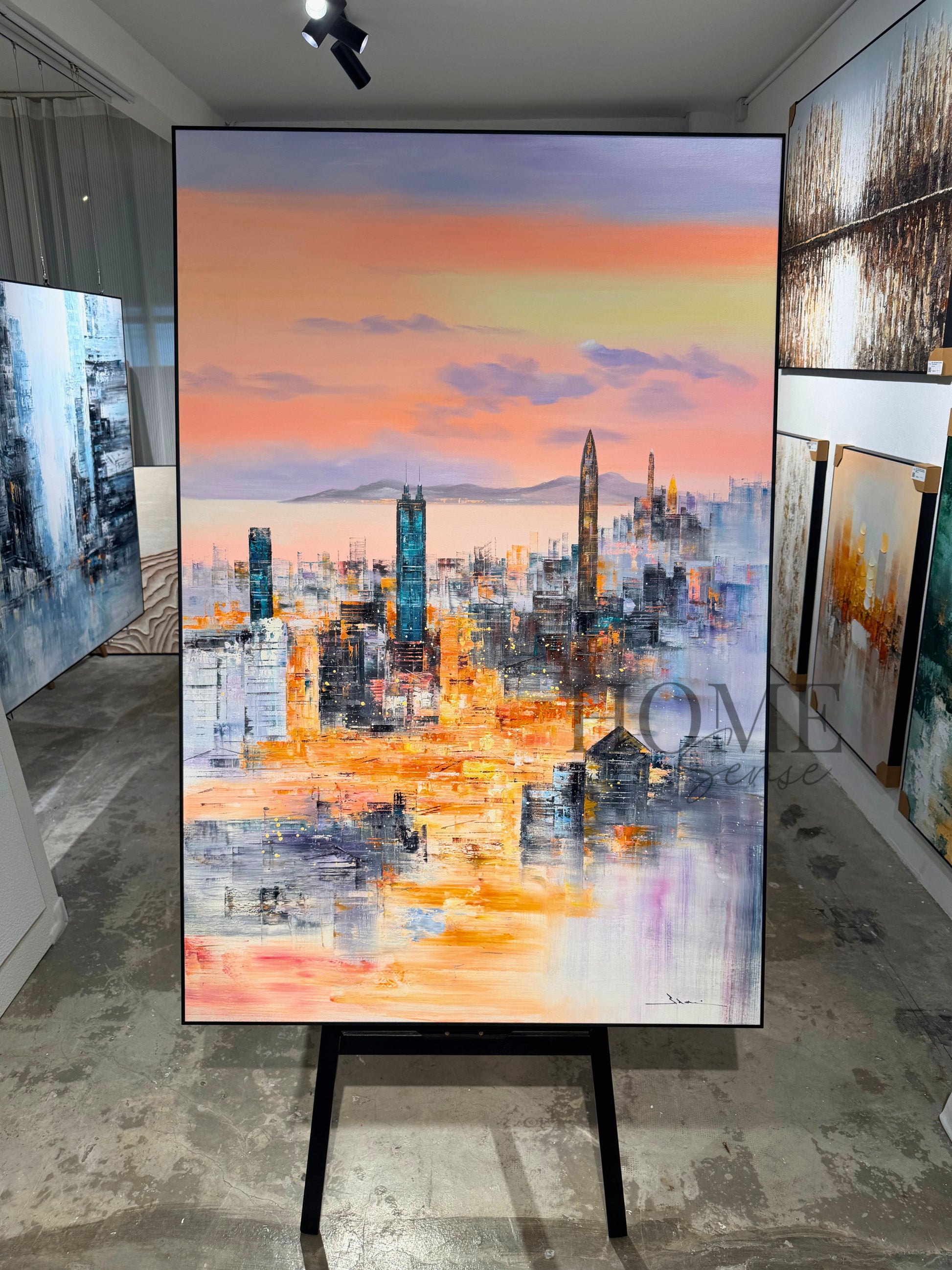 Golden Hour Metropolis - Canvas, Wall Art
