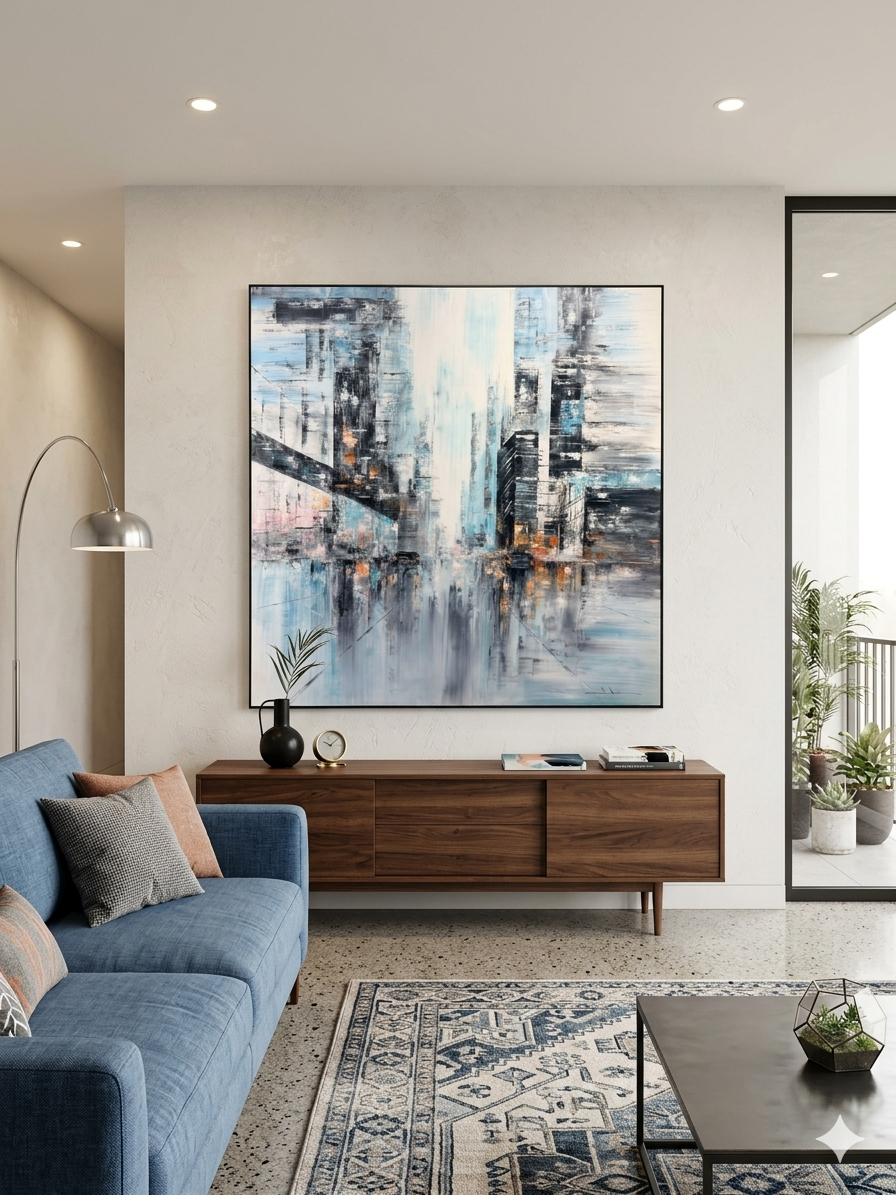 City in a Dreamlight - Canvas, Wall Art