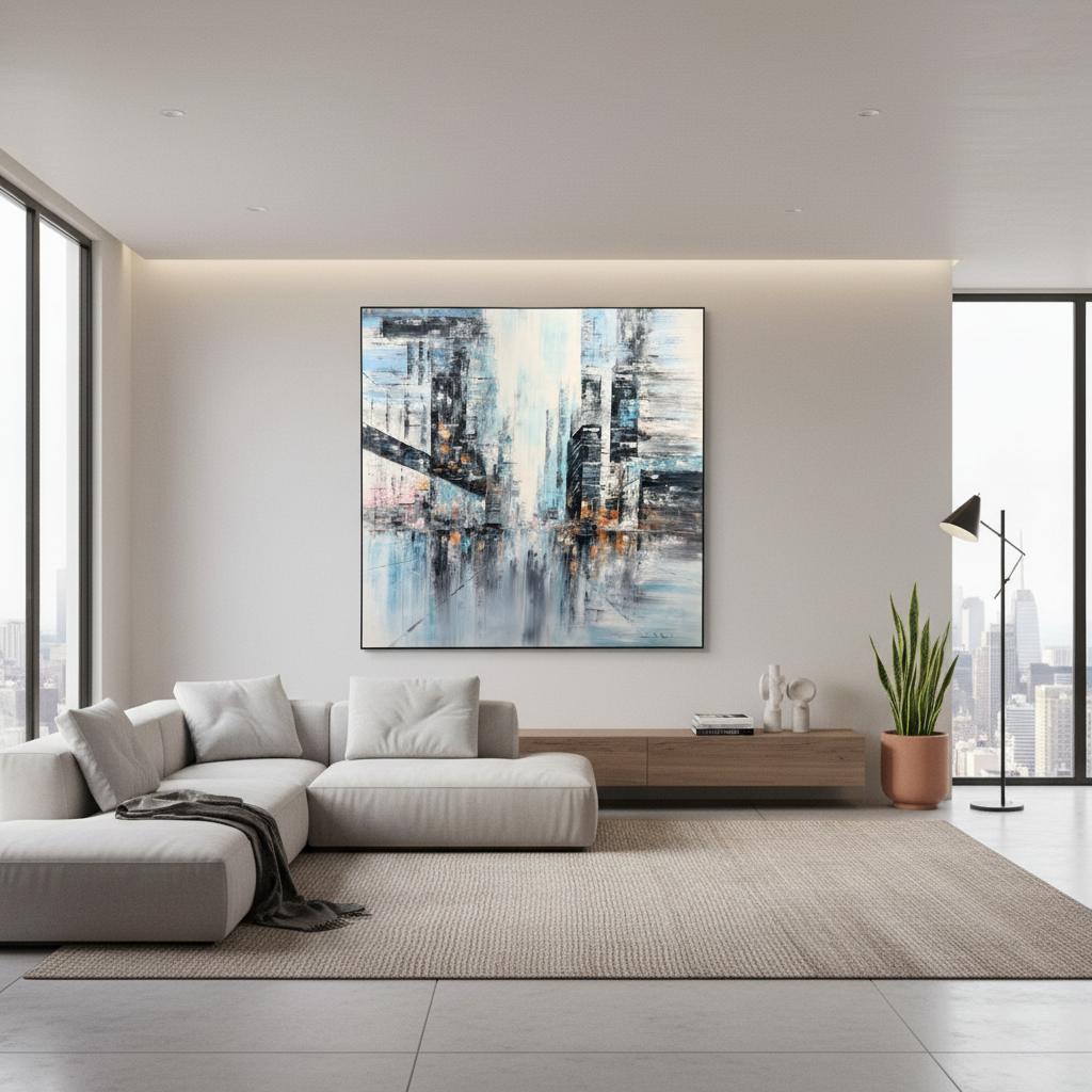 City in a Dreamlight - Canvas, Wall Art