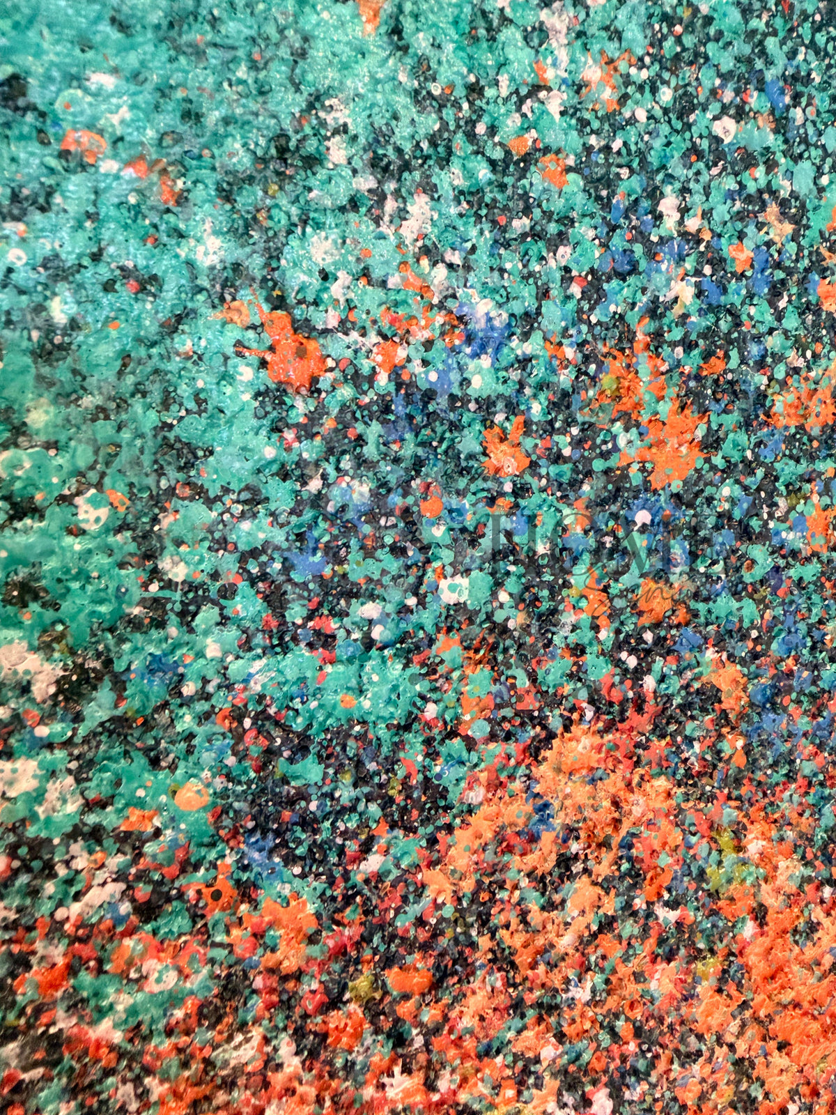 Midnight Nebula – Large Abstract Canvas Wall Art