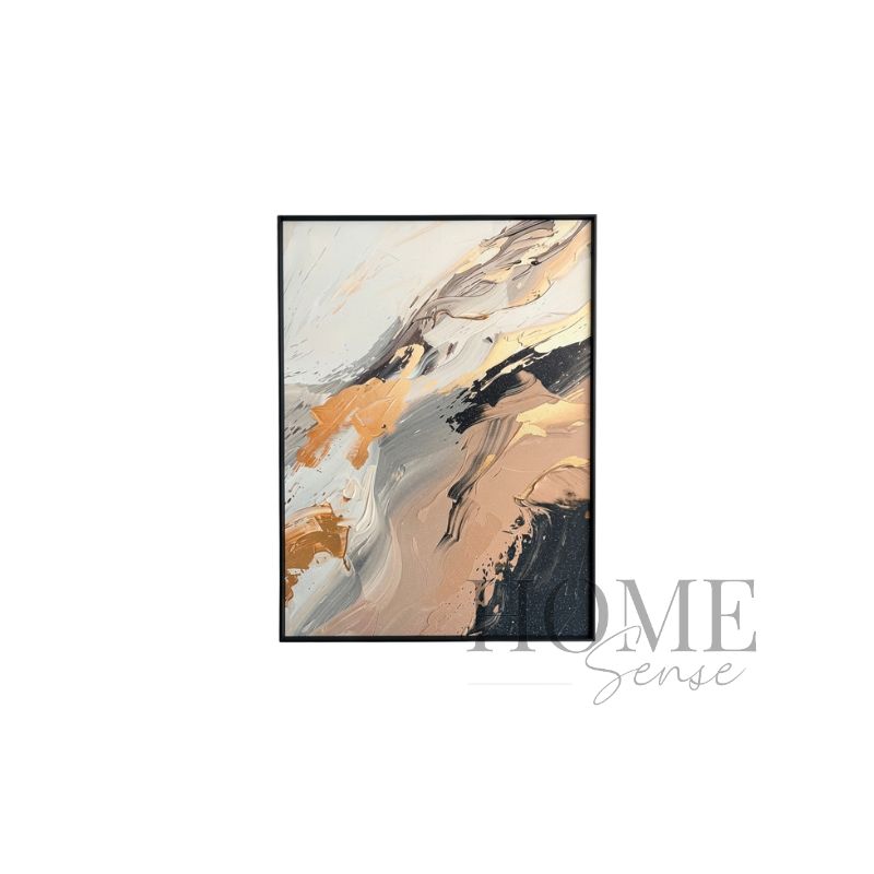 Blush Tempest – Abstract Fine Art Print
