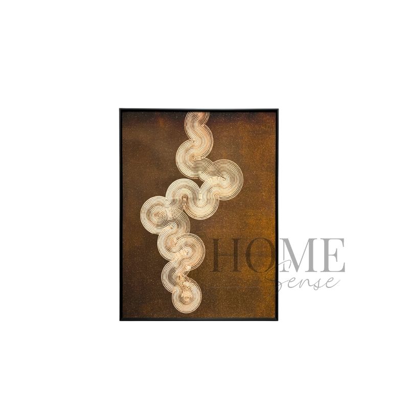 Bronze Continuum – Geometric Fine Art Print