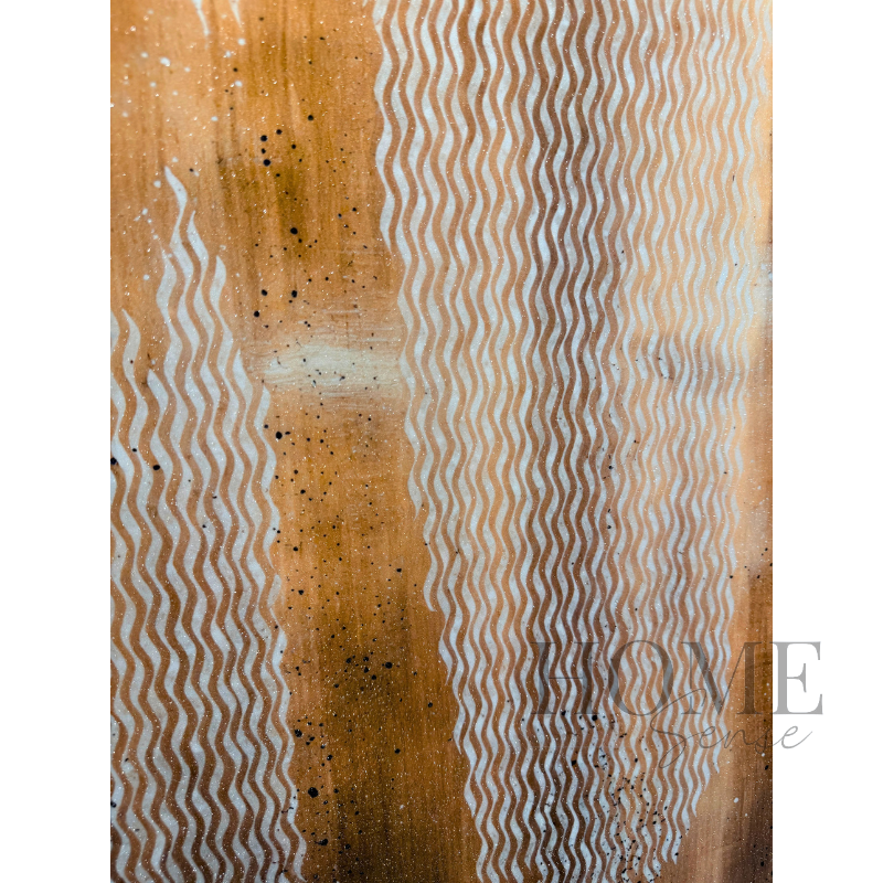 Echoes in Sand – Geometric Abstract Fine Art Print