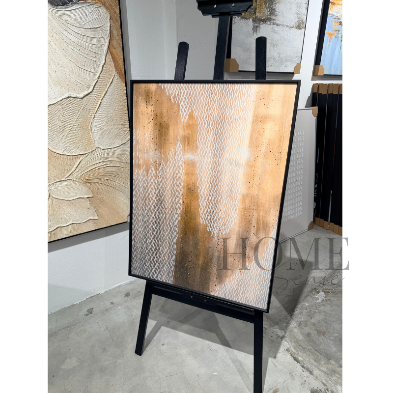 Echoes in Sand – Geometric Abstract Fine Art Print