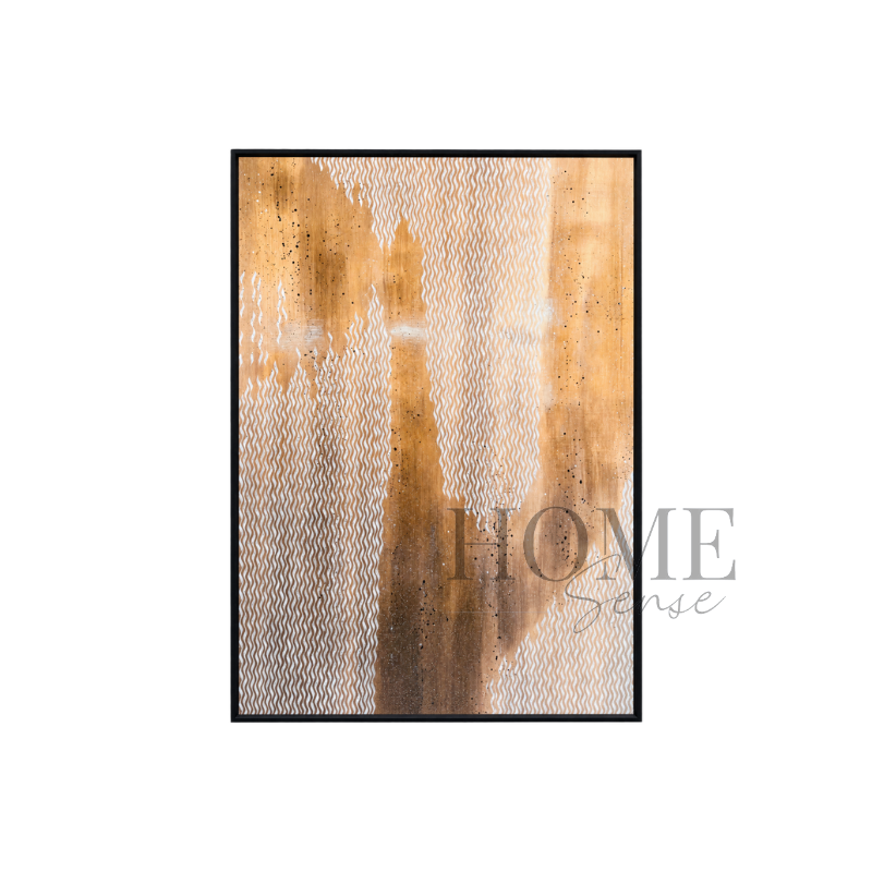 Echoes in Sand – Geometric Abstract Fine Art Print