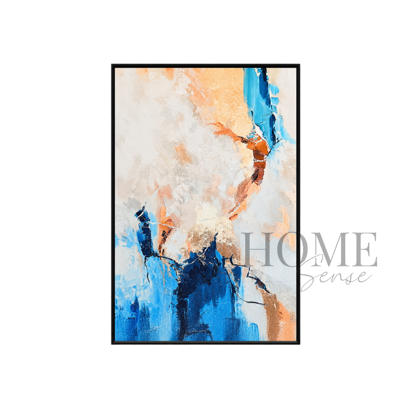 Blue Through Silence – Abstract Fine Art Print