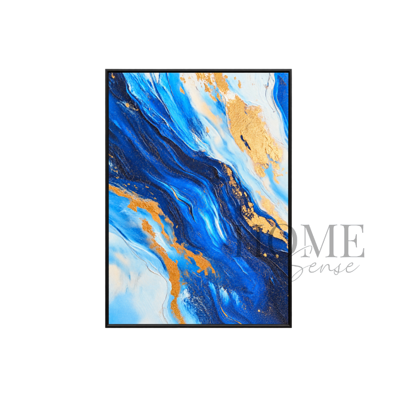 The Blue Meridian – Fluid Abstract Fine Art Print